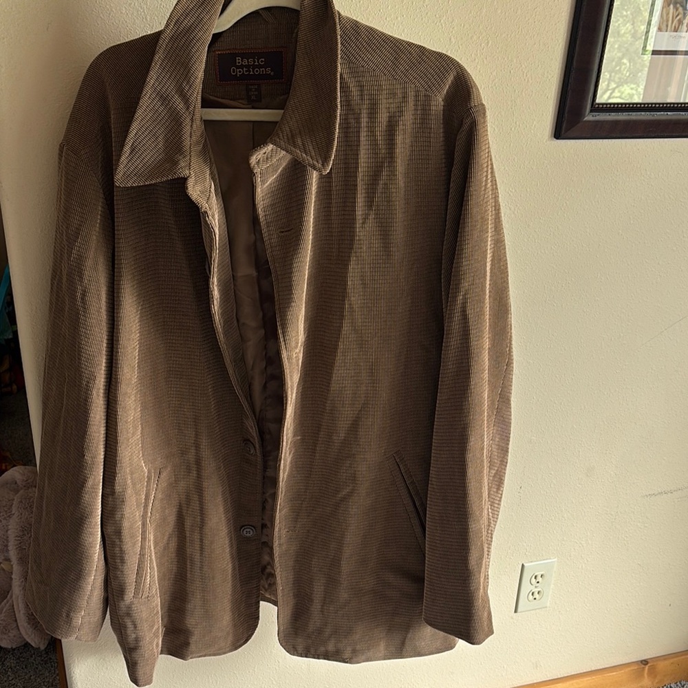 Men's Tan Lightweight Jacket